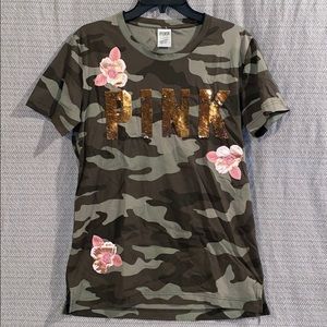 Brand New Pink Camo Shirt